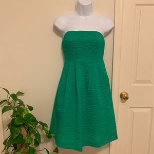 J. Crew Textured Strapless Dress